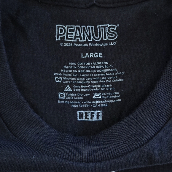 Neff "Peanuts Records" Graphic Tee👕 - NWT - Picture 6 of 14
